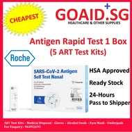 Roche Antigen Nasal Self Test ART Test Kit (1 Box = 5 Test Kits) [Expiry: February Year 2024]