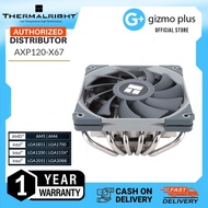 Thermalright AXP120-X67 Low Profile CPU Air Cooler with Quite 120mm TL-C12015 PWM Fan, 6 Heat Pipes