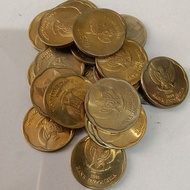 uang koin kuno/lama 500 rupiah tahun 1991 bunga melati