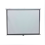 全城熱賣 - 投影儀電動幕布 高清3D白塑投影機幕布（電動幕布150寸4：3（線控））