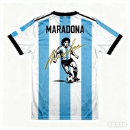 Maradona Jersey Nice Design Jersey Fan Gift Sports Outdoor Breathable Quick-Drying T-Shirt Suitable 
