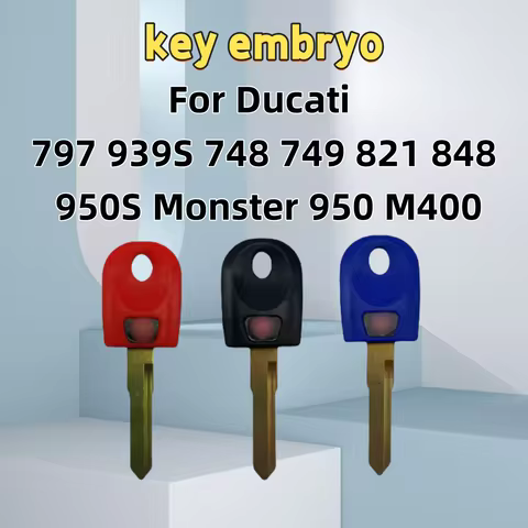 For Ducati 797 939S 748 749 821 848 950S Monster 950 M400 Blank Key Motorcycle Replace Uncut Keys ca