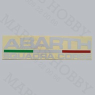 Retro Vintage Antique Sign Decal Sticker Automotive Tracing Abarth Squadra Corse Logo