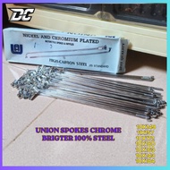 Spoke And UNION Spoke Stell (Chrom)EX5 LC135 Kriss Wave125 RXZ Y125z RG YB100 Jajari lidi