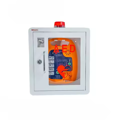 Automatic External Defibrillator Emergency Cabinet Cardiac Defibrillator Wall Mounted Outer Box AED 