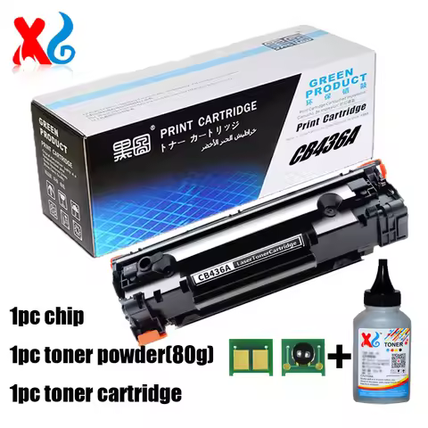 Compatible CB436A 36A 436A Toner Cartridge For HP LaserJet P1505 P1505N M1120 M1120n M1522NF M1522N