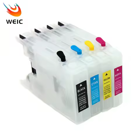 Empty Refill Ink Cartridge No Chip for Brother LC12 LC17 LC75 LC79 LC1240 LC1280 LC73 LC77 DCP-J525 