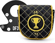 Golf Putter Covers Mallet Putter Headcover for Golf DF3 Putter, Champion Style Putter Cover Magnetic