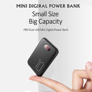 USAMS Mini Power Bank 10000mAh LED Display Powerbank External Battery Poverbank Fast charging