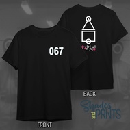 Squid Game 067 Logo Customized Printed Shirt Korean Series comfortable wear Premium Shades&Prints