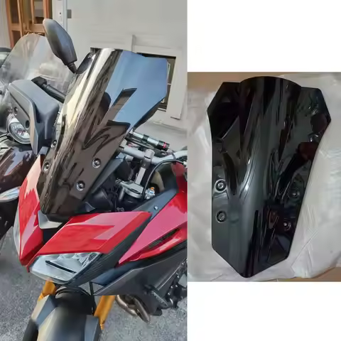For Yamaha MT09 MT-09 FJ09 FJ 09 Tracer 900 2015 2016 2017 Motorcycle Double Bubble Windscreen Scree