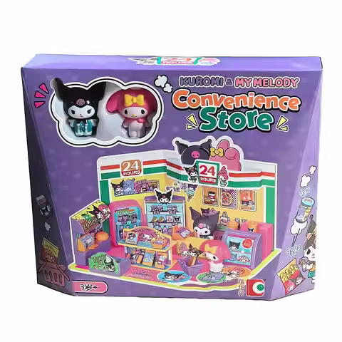 Hello Kitty Street Corner Story Kuruvi Convenience Store 58032 Girl Mini Pretend Play Toys
