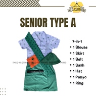 Senior Scout Type A Complete Set of Scouting Uniform for Girl | Theo Clothing