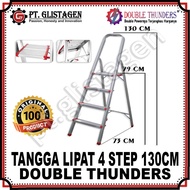DT DLH104 Aluminum Folding Ladder 4 Steps 130CM 1.3 Meters High Quality
