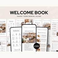 Airbnb Welcome Book Template Buku Sambutan Airbnb Digital Guest Book untuk Homestay Vacation Rental
