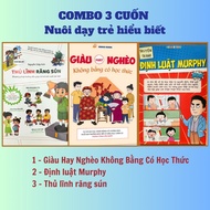 Book - 3-Book Combo: Rich or Poor, Not as Good as Learning + Murphy's Law + Toothless Leader (Comic 