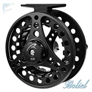 BOLIEL Fly Reel, 5/6 WT 2+1BB Bearings Fly Fishing Reel, Durable 85mm Diameter Aluminum Alloy Fishin