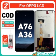 High Quality LCD For OPPO A76/ A36 Compatible with original Glass Digitizer