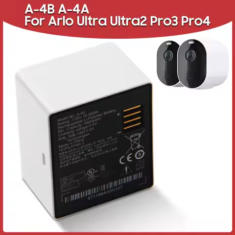 Original Replacement Battery A-4A A-4B For ARLO Ultra 2 Pro 3 Pro 4 Rechargable Batteries 4800mAh