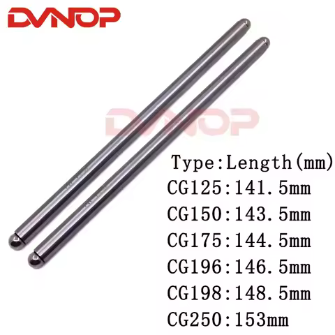 2pcs Motorcycle Cylinder Push Rod Set For Honda CG250 CG200 CG198 CG196 CG175 CG150 CG125 Engine Roc
