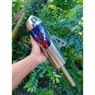 Canister only RDM 24 Exhaust for TS125 Dt125 MX kmx125 Pipe Exhaust stainless steel full system