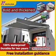 Retractable Awning Heavy Duty Awning Outdoor canopy retractable awning Life Balcony Courtyard Home S