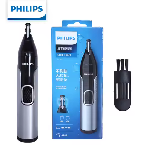 Philips NT5600 Nose Hair Trimmer Painless & Fast 360-degree Rotating Head Full Body Washable Smooth 