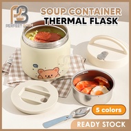 [1200ML] Perfect Bath Bekas Sup Bekas Makanan Vacuum Flask Soup Container Thermal Flask Stainless St