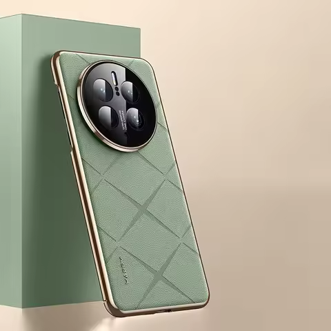Luxury Leather Phone Cover Huawei Mate 50 Pro Plating Camera Lens Ptotection Hard Back Case for Huaw