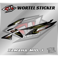 Mio J Striping - Mio J Racing Motorcycle Hologram Sticker v2