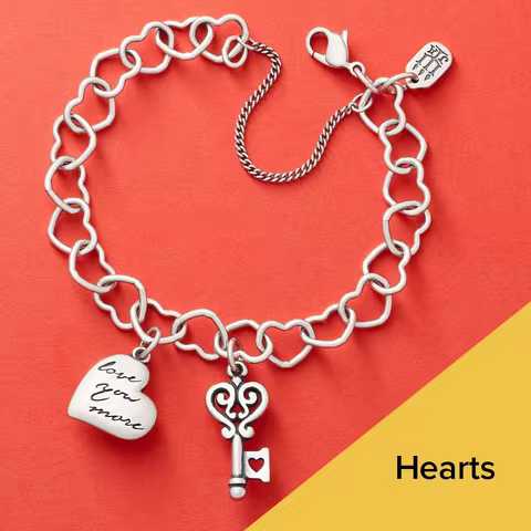 S925 sterling silver James Avery "Love You More" Charm Key to My Heart Charm