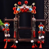 Ancient Style Headdress Chinese Style Hair Accessories Hanfu Hair Crown Hair Accessories Hair Clip A