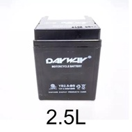 MOTORCYCLE BATTERY 2.5L DAYWAY YB2.5-BS