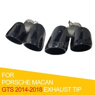 1 pair For Porsche Macan Macan S 2014 2015 2016 2017 Car Exhaust Headers Exhaust Pipes Muffler Tail Tip