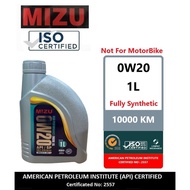 Mizu 0W-20 SP Fully Synthetic (1 Litre) Lubricant Genuine Engine Oil