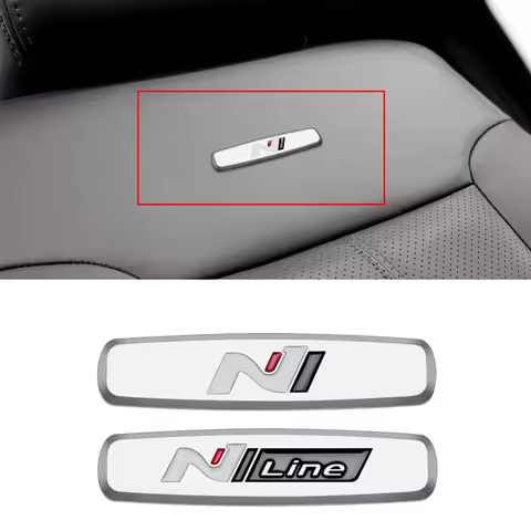 1/2/4pcs Car Seat Sticker Tucson N Line Interior Sticker for Hyundai Tucson N Line I40 I30 IX35 IX25