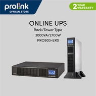 Prolink PRO903-ERS 3000VA | 2700W | p.f 0.9 Professional II+ Series Rack Tower UPS