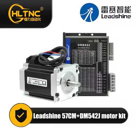 Leadshine Intelligent 3A 4A Nema 23 Stepper Motor 0.6Nm-2.6Nm 57CM06/13/23/26+DM542J DC 20V-50V 4.2A