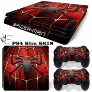 Spiderman PS4 Slim Playstation 4 Slim Skins Sticker Covers Decal Playstation 4 Slim Console Controll