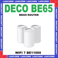 LANCOMM Deco BE65 BE11000 Whole Home Mesh WiFi 7 System
