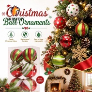 YRBWBW Christmas Ball Ornaments, Colorful 6cm Christmas Baubles,  Plastic Christmas Tree Hanging Bau
