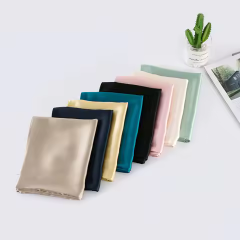 30momme 51x76cm Mulberry Silk Plain Color Beauty Silk Hair Care, Comfortable Sleep, Thickened Americ