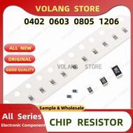 100Pcs 1%SMD Resistor 0402 0603 0805 1206 2.4M 3M 3.3M 3.6M 3.9M 4.3M 4.7M 5.1M 5.6M 6.2M 6.8M 7.5M 