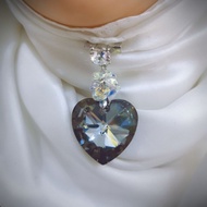 Brooch (crystal from Austria SW )Embellished With Crystal By Swarovski(R)