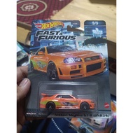 Hotwheels r34 Orange fnf