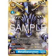 Digimon Card BT15-101 - MetalGarurumon (Gold Border) - Digimon - Secret Rare