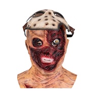 NEW 2024 New Halloween Mask Latex Headset Friday 13th Jason Same Headset Bar Ball COS Mask Halloween
