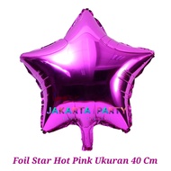 Hot Pink Star Foil Balloon Star Foil Balloon/ Star Balloon/