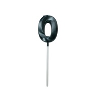 [SG Seller] Black Shining Single Number Candle #0, #1, #2, #3, #4, #5, #6, #7, #8, #9