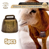 Goat Bell Necklace Bell 5pcs Antique Cow Bell Iron Pendant Loud Sound Cow Bell
